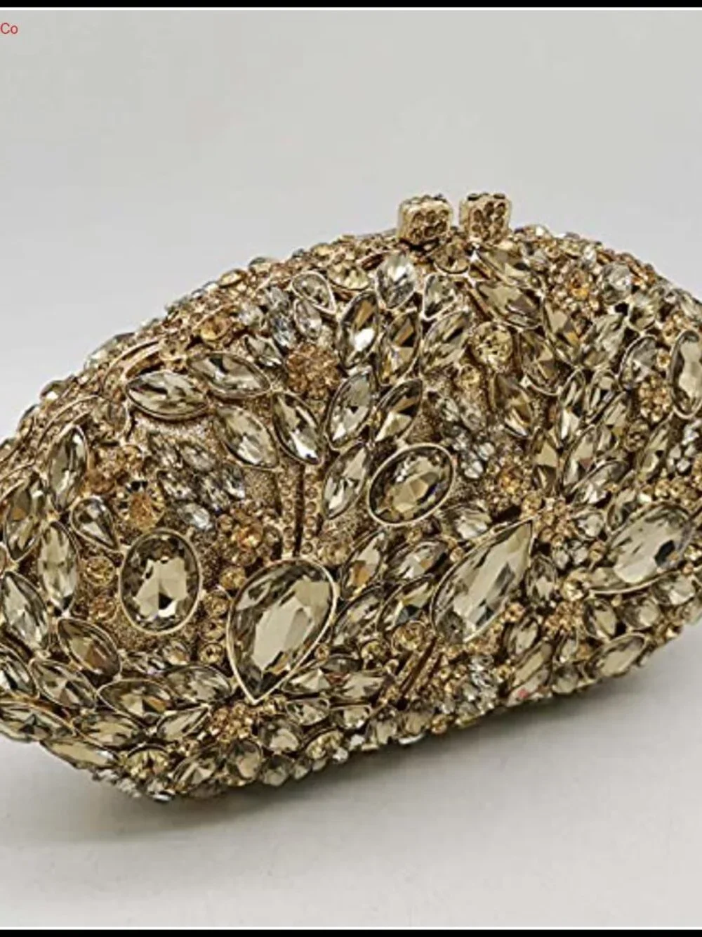 Rhinestone Clutch Purse Flower Evening Bag Wedding Party Mini
